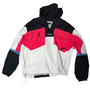 Pacsun X Playboy WindBreaker Pullover White Black Pink Sweatshirt Men’s Medium